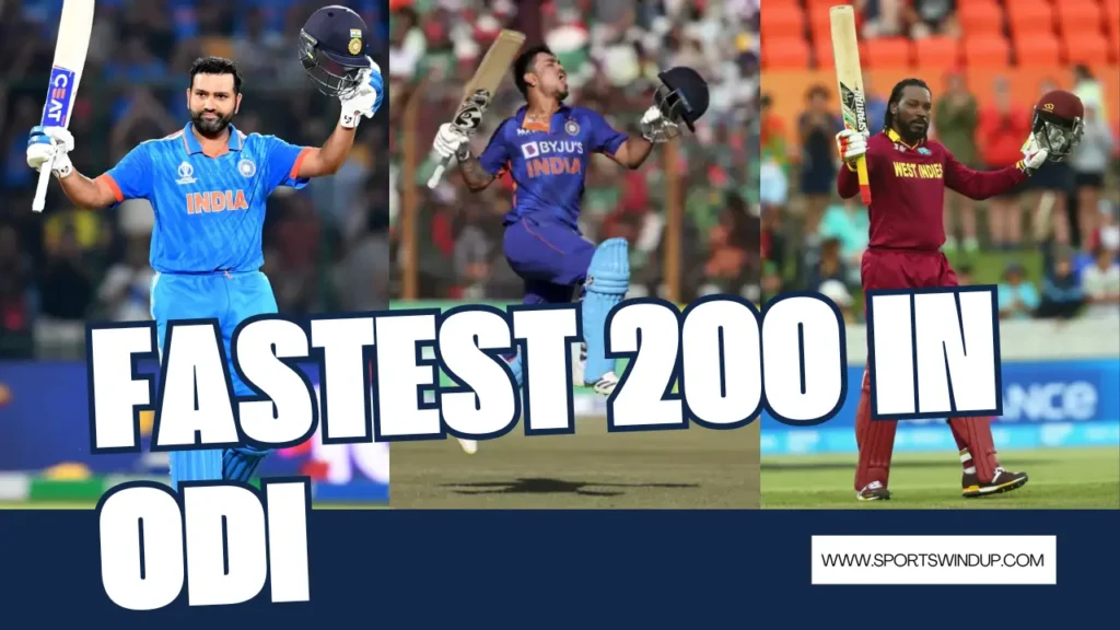 fastest double century in odi